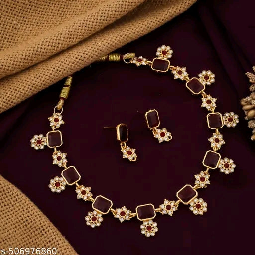 Gold Plated Necklace Set