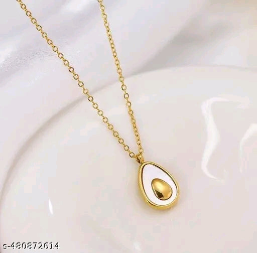 Avocado Shape Unique Elegant Pendant Chain