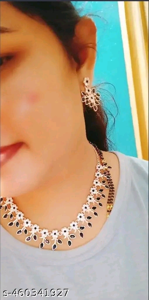 Rose Gold Plated Necklace set