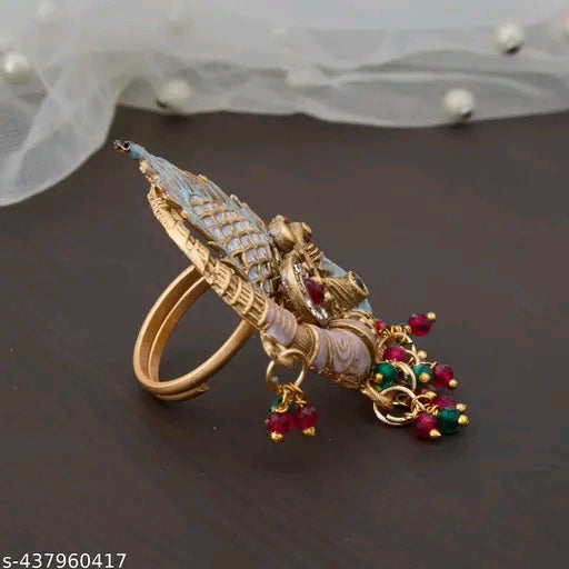 Antique Gold-Plated Finger Ring