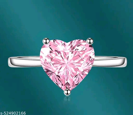 Heart Crystal Adjustable Ring