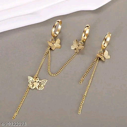Gold Plated Butterfly Ring