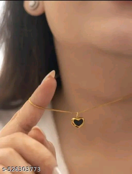 Stainless Beautiful Heart Pendant + Chain
