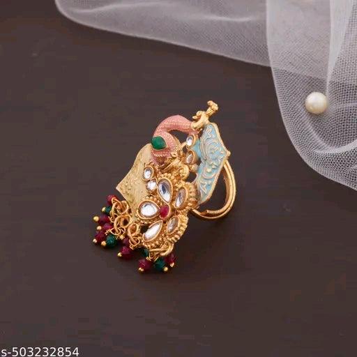 Elite Graceful Gold-Plated Ring