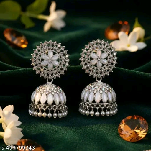 Traditional Ethnic Pearl Jhumka Earring