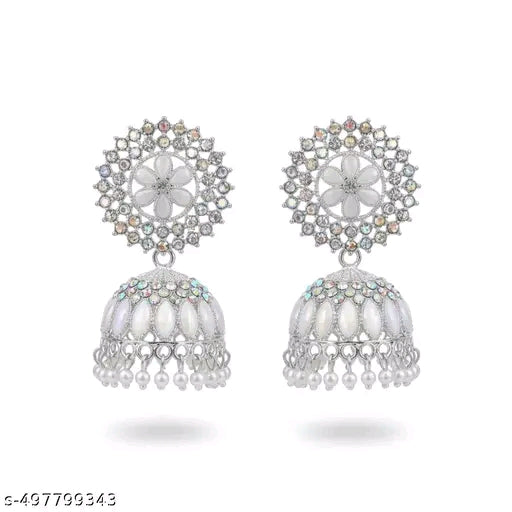 Traditional Ethnic Pearl Jhumka Earring