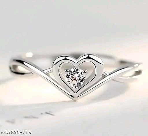 Heart Diamond Ring
