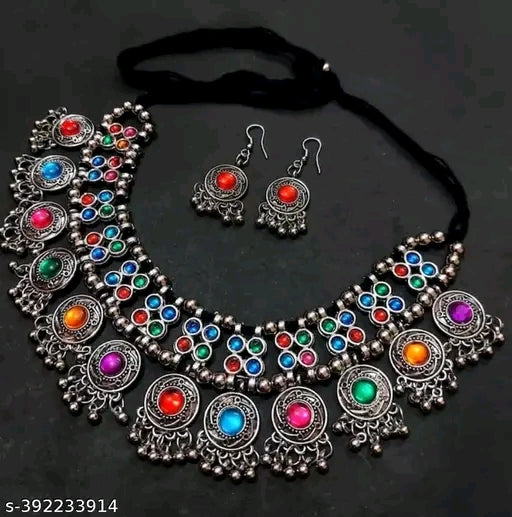 oxidized jewellery set