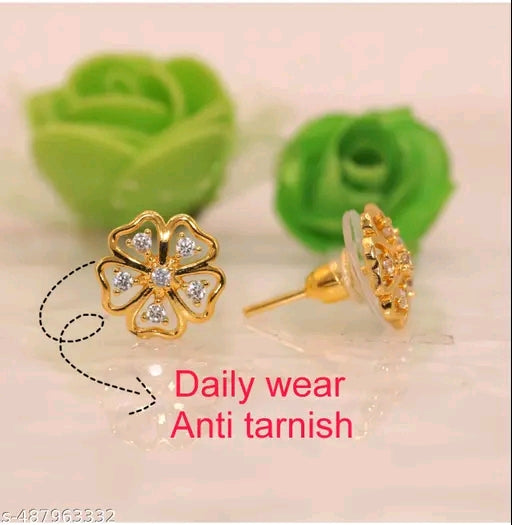 Trendy Gold plated Earring