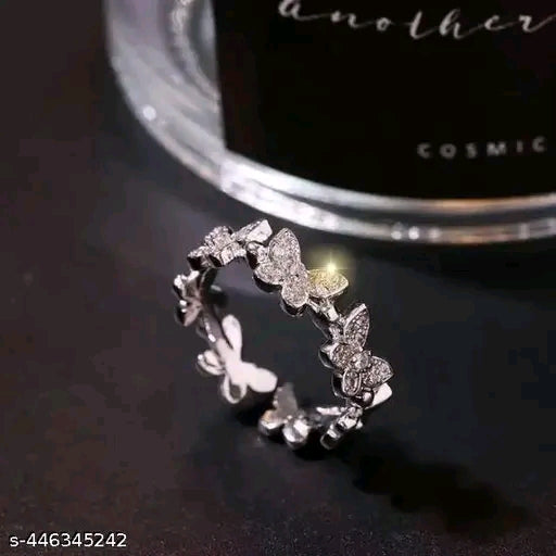 Butterfly Diamond Ring