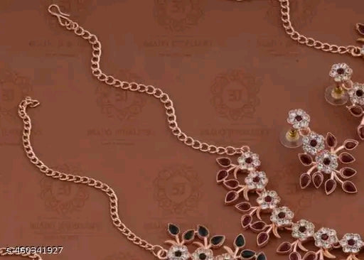Rose Gold Plated Necklace set