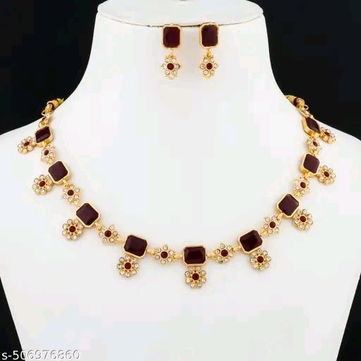 Gold Plated Necklace Set