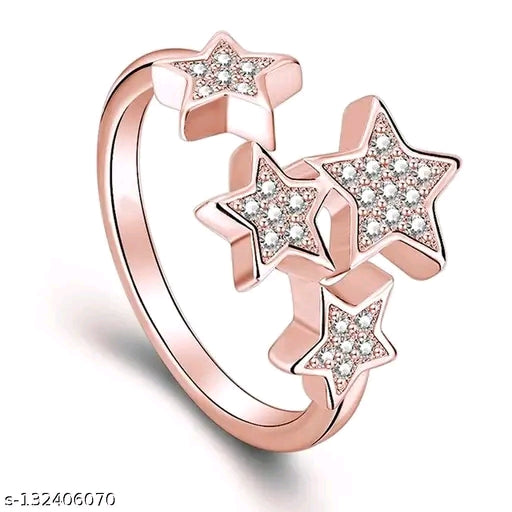 Rose Gold Plated Star Ring