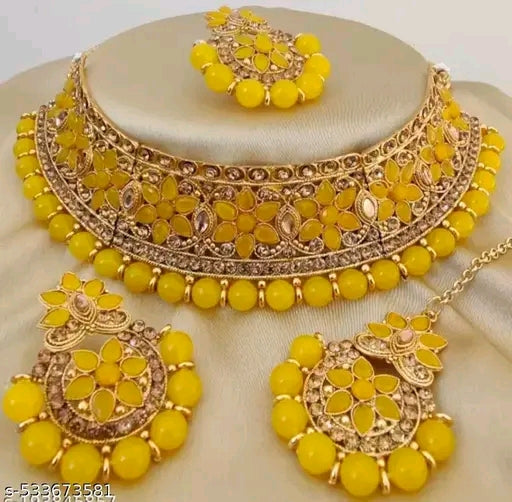 Haldi ceremony Jewellery Set