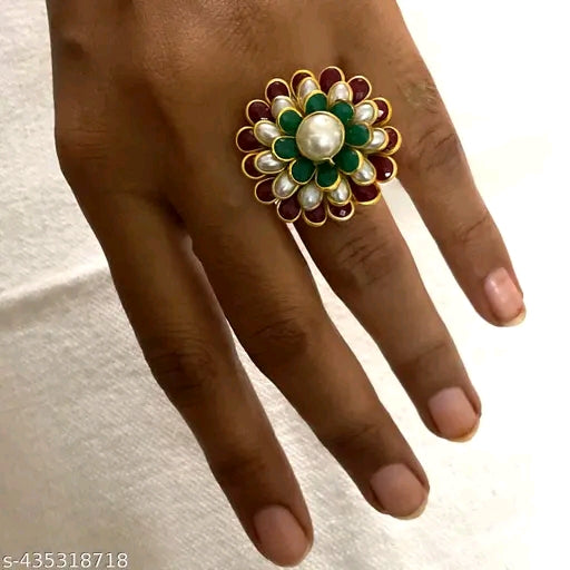 Kanayali multicoulr Ring