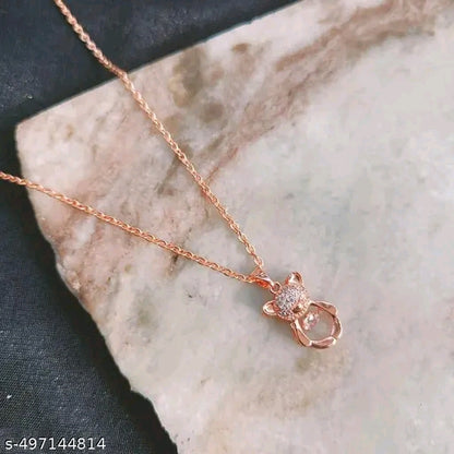 PANDA Shape Pendant with Chain