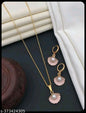 UNIQUE PENDANT WITH CHAIN + FREE EARRINGS