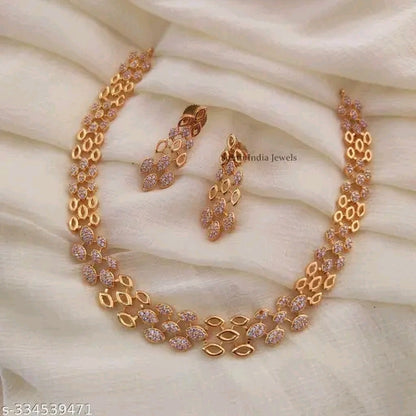 Elite Gold Plated Jewellery Set