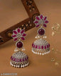 Charming oxidized Silver Jhumka Earring