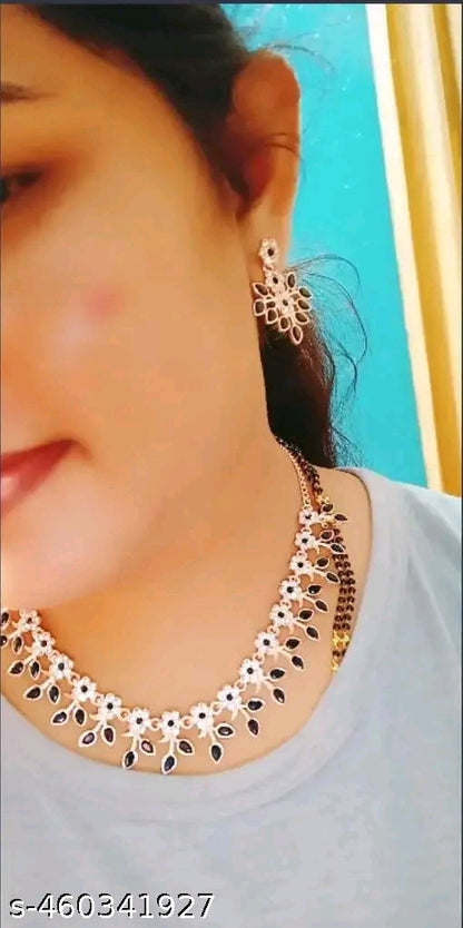 Rose Gold Plated Necklace set