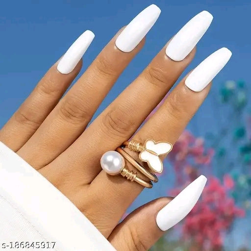 Gold Plated Butterfly Ring
