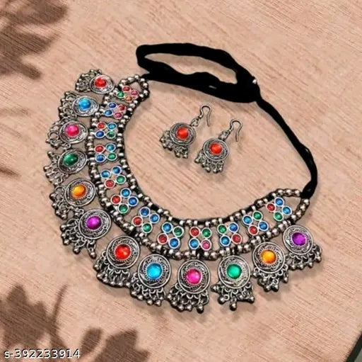 oxidized jewellery set