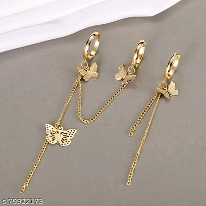 Gold Plated Butterfly Ring