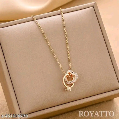 Love Heart Pendant Chain