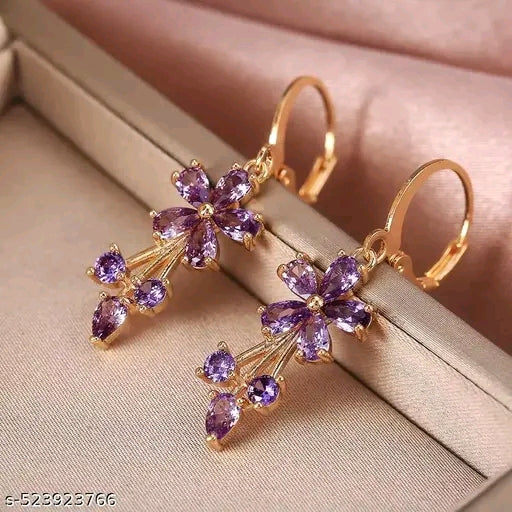 Cubic Zirconia Hand-crafted Earring