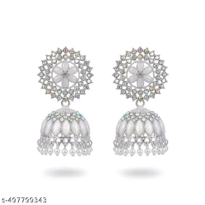 Traditional Ethnic Pearl Jhumka Earring