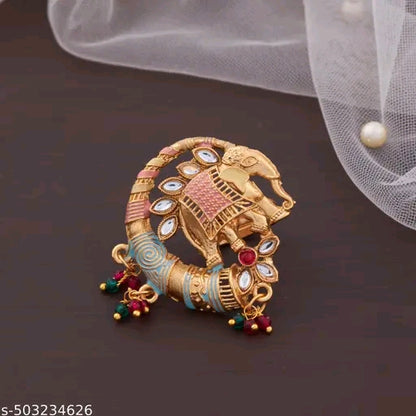 Trendy Royal Heritage Elephant Ring