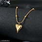Gold Plated Heart Shape Pendant with chain