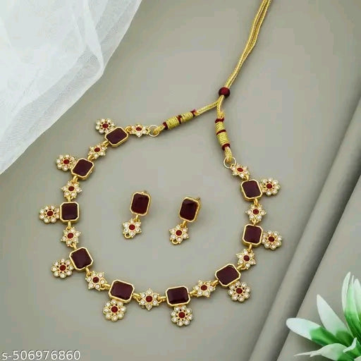 Gold Plated Necklace Set