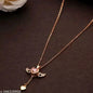 Ross Gold Love Heart Moving Angel Wing Pendant