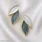 Duo Leaf Elegance Partywear Earring