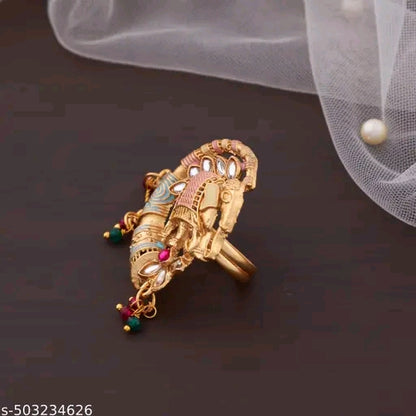 Trendy Royal Heritage Elephant Ring