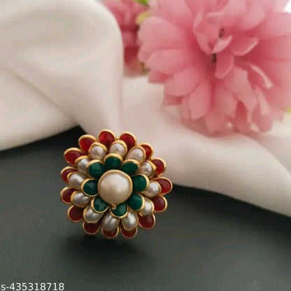 Kanayali multicoulr Ring