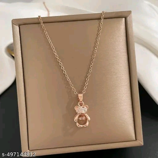 PANDA Shape Pendant with Chain