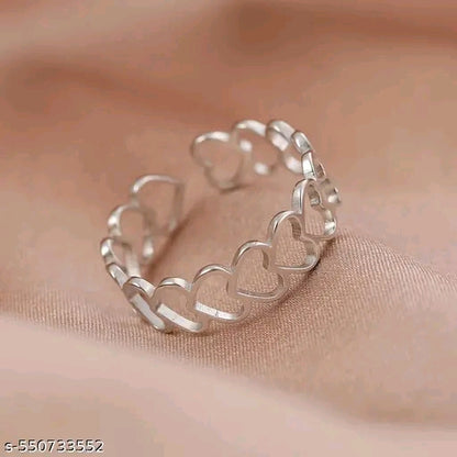 Hollow Heart shaped Ring