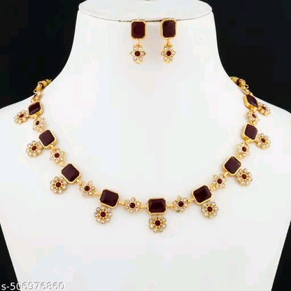 Gold Plated Necklace Set